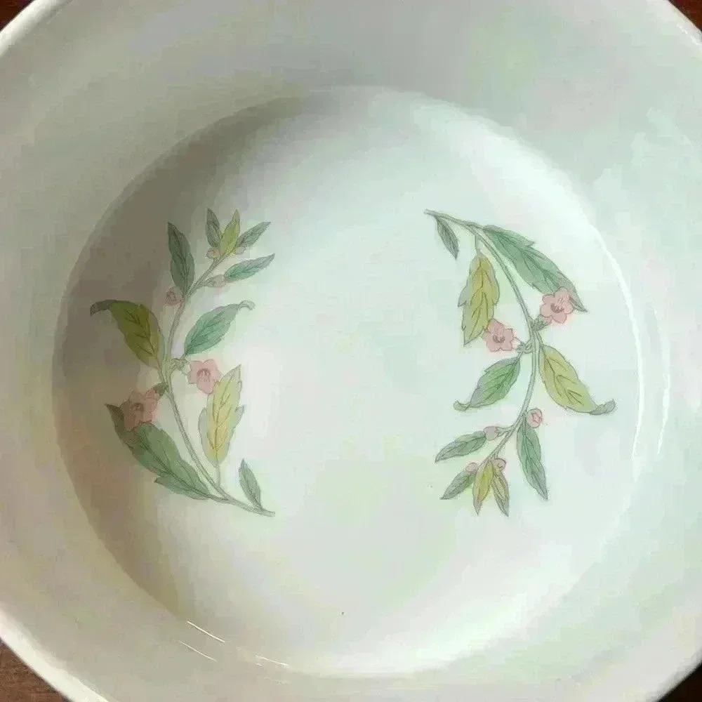 Shafford Herbs And Spices Oven To Table Porcelain Souffle Dish Vintage 1980's - Picture 2 of 8
